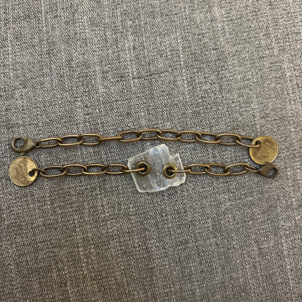 Twisted Silver Clarity Bracelet